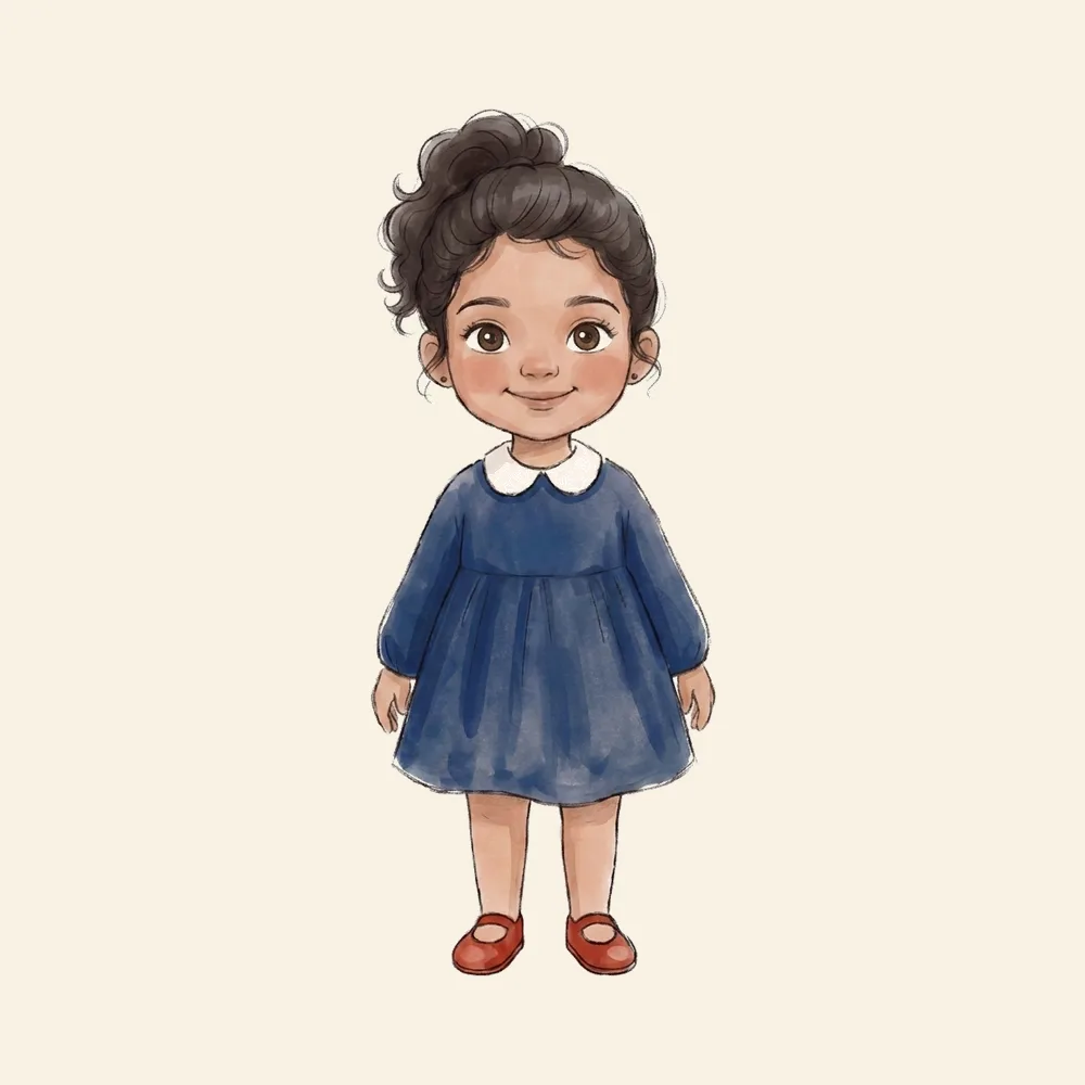 Mira painted in the press’s soft watercolor.